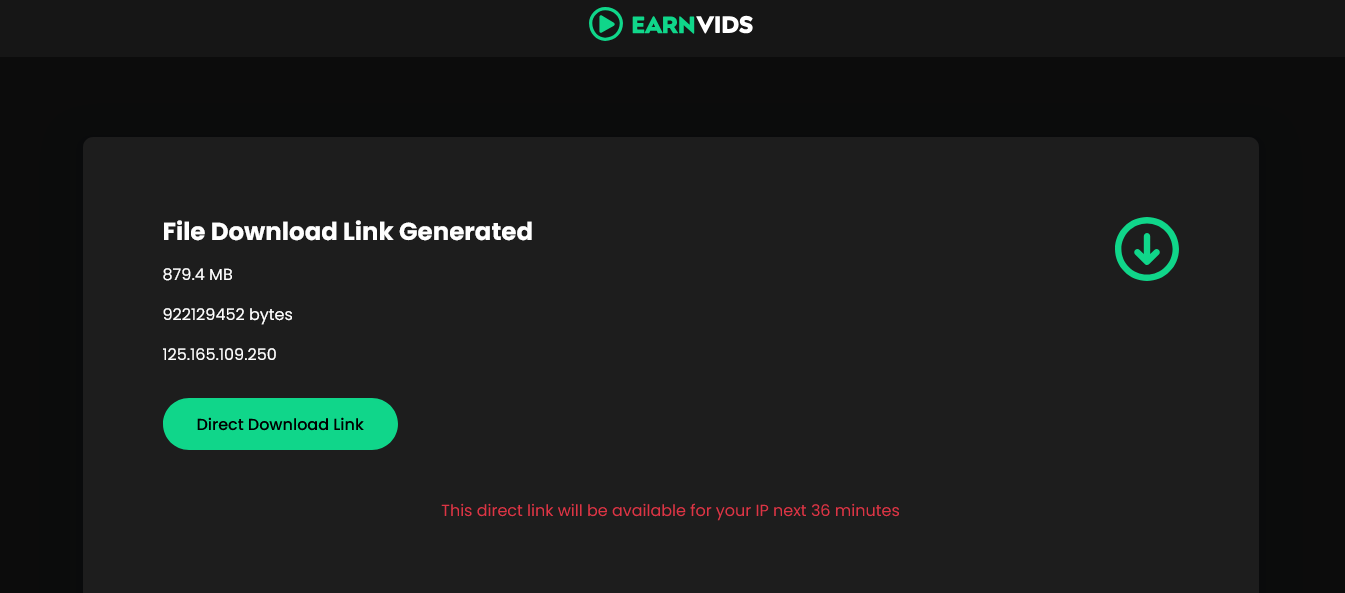 cara download menggunakan earnvids step 3